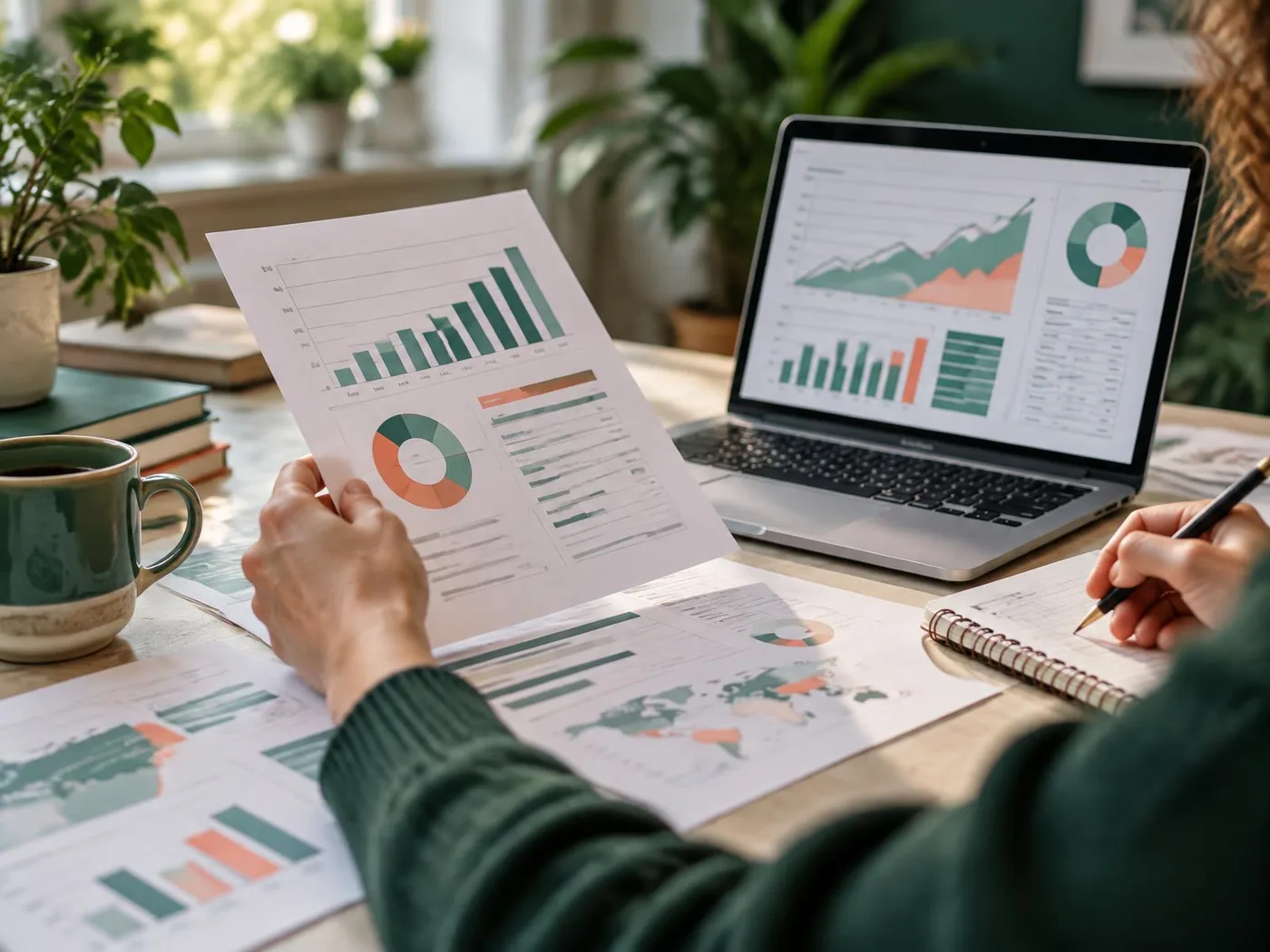 Search performance reports reviewed during a planning workshop